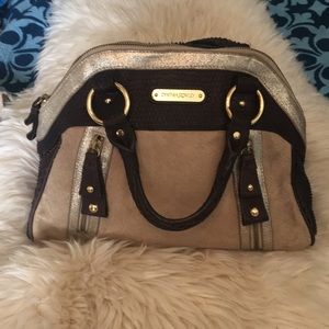 calf hair detail satchel from Cynthia Rowley